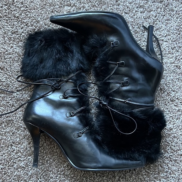 Enzo Angiolini Leather black boots in size 9M - Picture 2 of 10